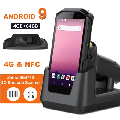 5 Android の頑丈なスマートフォン ハンドヘルド PDA NFC 2D バーコード スキャナ ドッキング ステーション